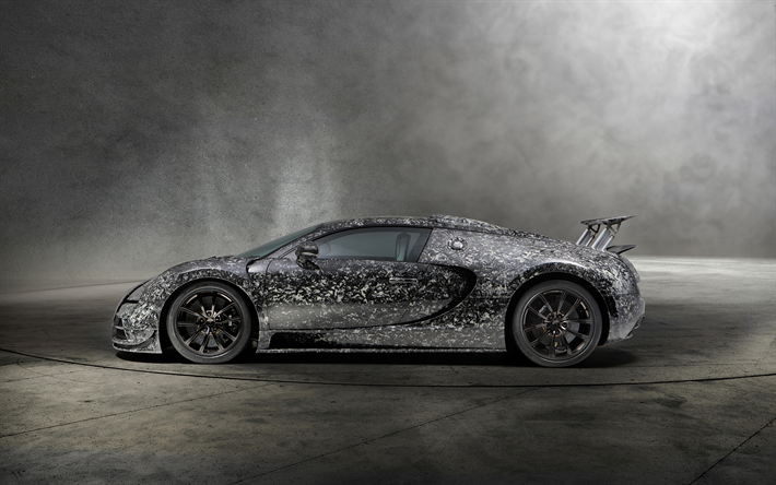 4k, Bugatti Veyron, 2018, Mansory, Vivere Diamond Edition, ulkoa, tuning Veyron, superauto, Bugatti