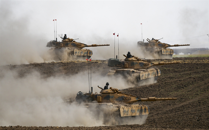 modern tanks, polygon, Sabra Mk II, Turkish main battle tank, Magach-7C, Armed Forces of Turkey, M60T, Turkish Land Forces, modern armored vehicles