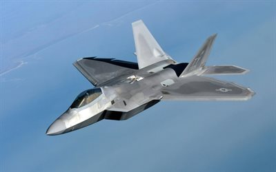 La empresa Lockheed Martin F-35 Lightning II, 4k, aviones militares de Combate, la Fuerza A&#233;rea de EEUU, F-35, el cielo