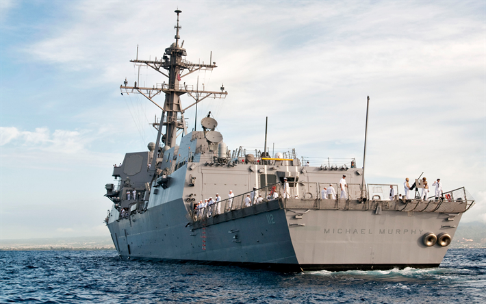 L&#39;USS Michael Murphy, DDG-112, destroyer, navire de guerre, de la Marine am&#233;ricaine, les &#233;tats-unis, Arleigh Burke-classe