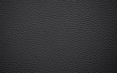 couro, textura de couro preto, 4k, fundo preto, textura de tecido, pele negra textura