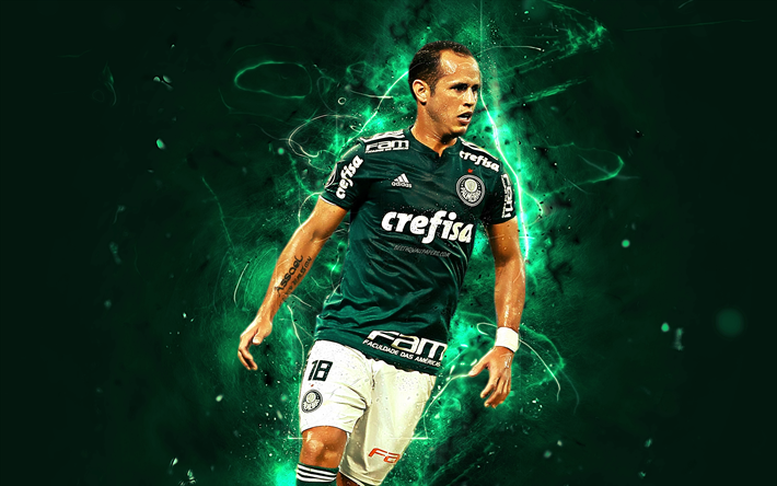 Alejandro Guerra, orta saha oyuncusu, SE Palmeiras, macth Venezuela futbolcular, futbol, Guerra, Brezilya Serie A, soyut sanat, neon ışıkları, Brezilya