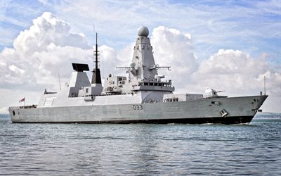 HMS Dauntless, D33, destroyer britannique, navire de guerre britannique, la Royal Navy, l&#39;Audace de la classe, royaume-Uni