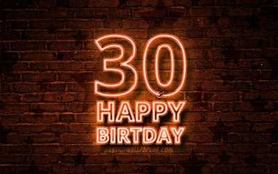 Download wallpapers 30th Happy Birthday, 3d balloons letters, Birthday  background with balloons, 30 Years Birthday, Happy 30th Birthday, white  background, Happy Birthday, greeting card, Happy 30 Years Birthday for  desktop free. Pictures
