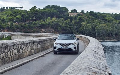 Renault Captur, 4k, bridge, 2019 cars, crossovers, 2019 Renault Captur, french cars, Renault