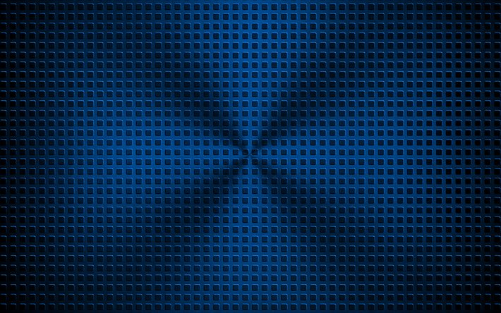 Download wallpapers blue metal grid, grunge, metal grid textures, blue  metal background, metal grid backgrounds, grunge backgrounds for desktop  free. Pictures for desktop free