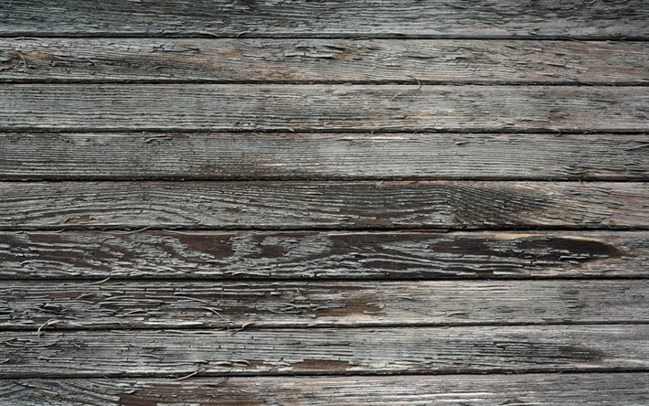 垂直板, マクロ, 灰色の木製の質感, 木の背景, 灰色の木製ボード, 木板, グレー背景, 木製の質感