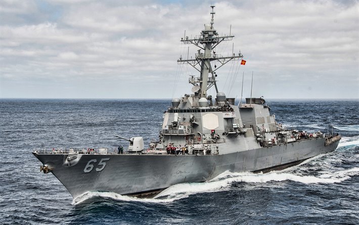 USS Benfold, DDG-65, destroyer, United States Navy, US army, battleship, US Navy, Arleigh Burke-classe, HDR