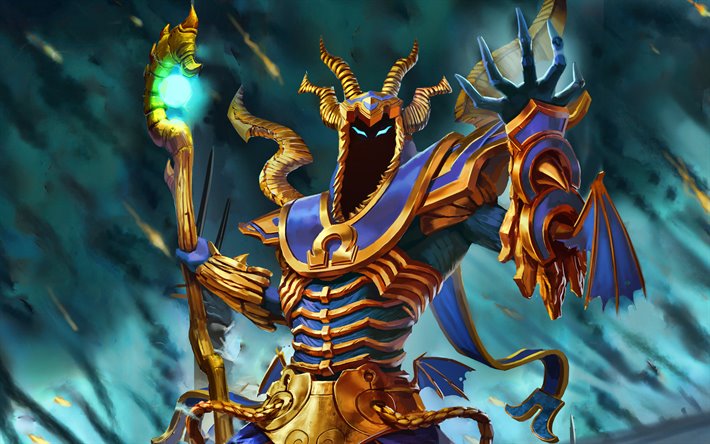 Download wallpapers  Hades  4k  Smite God 2021 games  