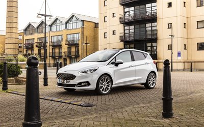 Ford Fiesta Vignale, 4k, rue, 2021 voitures, voitures am&#233;ricaines, 2021 Ford Fiesta, Ford