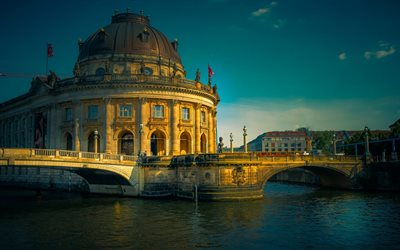 Bode Museum, cityscapes, german landmarks, Berlin, Europe, german cities