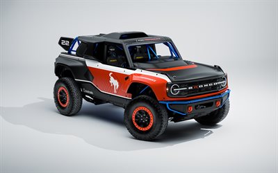 2023, Ford Bronco DR, Racing SUV, Limited Edition, 4k, ext&#233;rieur, vue de face, Bronco racing, Bronco tuning, voitures am&#233;ricaines, Ford
