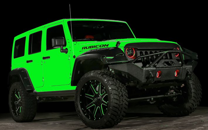 jeep wrangler rubicon suvs studio 2021 cars green wrangler