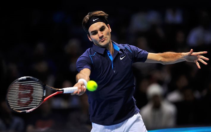 Roger Federer, swiss tennis players, match, ATP