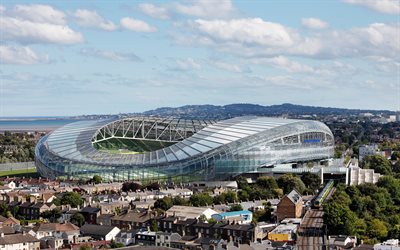 Aviva Stadium, Rugby stadium, Dublin, Ireland, football stadium