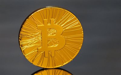 bitcoin, moeda de ouro, cryptocurrency, bitcoin sinal