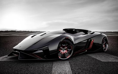 Lamborghini Egoista, 2018 cars, hypercars, Egoista Concept, Lamborghini