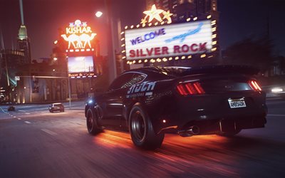 Need For Speed Payback, gameplay, 4k, Ford Mustang, 2017 games, Noise Bomb, NFSP, autosimulator, Need For Speed