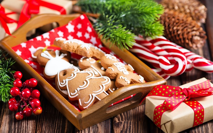Biscotti, Natale, Nuovo Anno, cottura, decorazioni