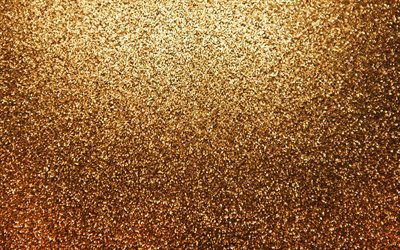 ゴールデンキ, 黄金の質感, 4k, ゴールデン金属背景, 美術, ゴールデン灯, ブラー