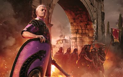 Total War Arena, 4k, poster, 2018 giochi, Serie Total War, giochi online