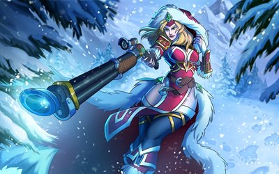 Lian with weapon, 2018 games, warrior, Lian, Paladins, shooter