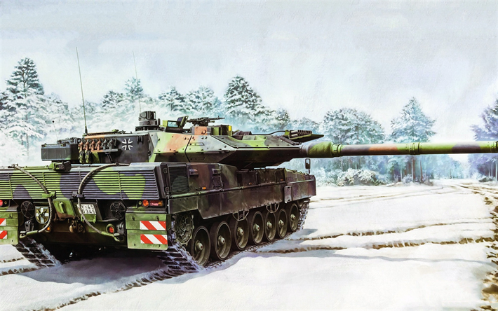 ليوبارد 2А7, الألمانية دبابة قتال رئيسية, القوات المسلحة الألمانية, رينميتال Rh-120, 120 ملم مدفع دبابة, الدبابات الحديثة