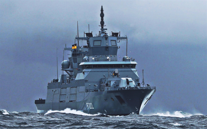 Baden-Wurttemberg, sea, frigate, German Navy, F222, Bundeswehr, German army