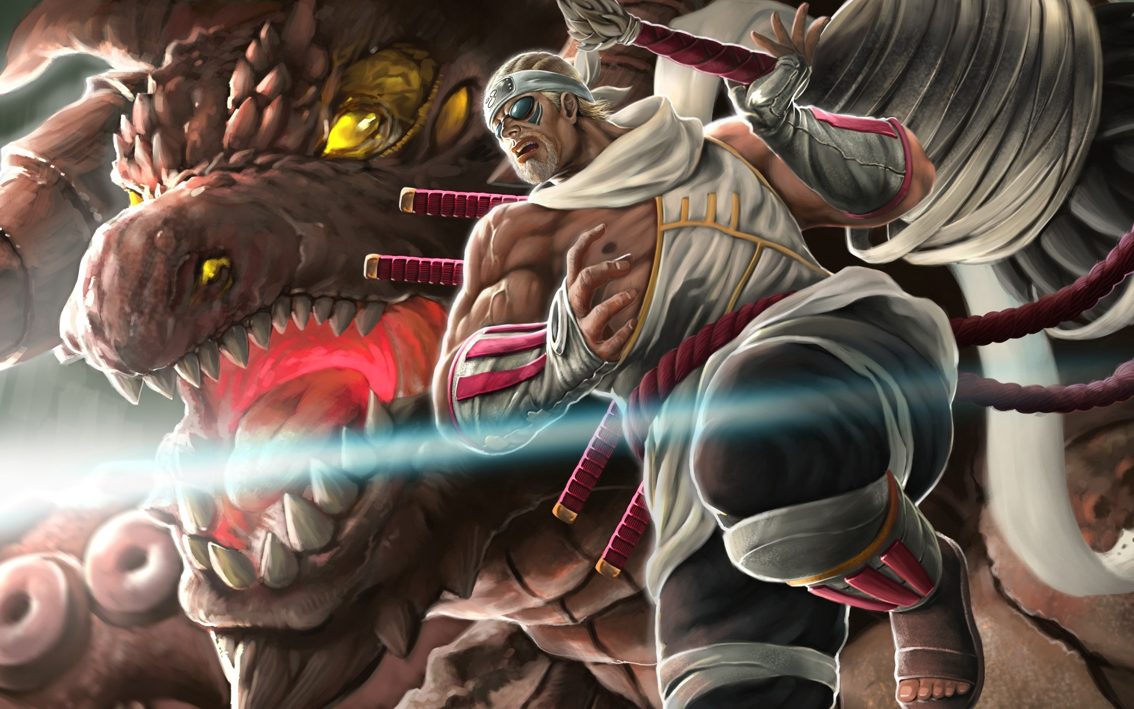 Download wallpapers Killer Bee, 4k, monster, Naruto, manga, artwork, Naruto  characters for desktop with resolution 3840x2400. High Quality HD pictures  wallpapers