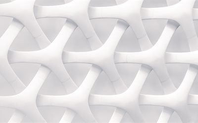 blanco de textura en 3d, 3d de los objetos en blanco, blanco elegante textura, arte, blanco 3d fondo de arte