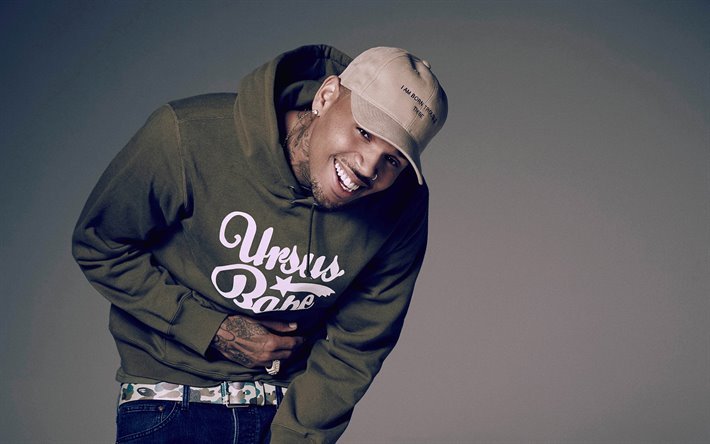 ダウンロード画像 Chris Brown 驚 アメリカの歌手 肖像 笑顔 人気