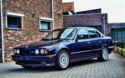 BMW M5, voitures de luxe, E34, 1995 voitures, BMW S&#233;rie 5, BMW E34, voitures allemandes, BMW