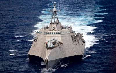 L&#39;USS Gabrielle Giffords, LCS-10, littoral combat ship, l&#39;Ind&#233;pendance de classe, l&#39;US Navy, des navires de guerre, les USA, la Marine des &#201;tats-unis