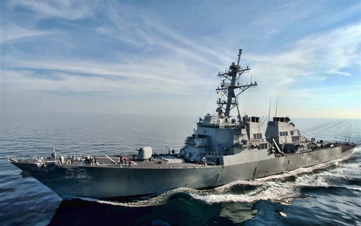 USS Barry, DDG-52, destroyer, United States Navy, US army, battleship, US Navy, Arleigh Burke-class, USS Barry DDG-52