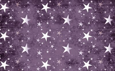estrellas blancas, creatividad, abstracto, estrellas de fondo, las estrellas patrones de fondo con estrellas