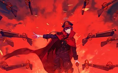 Fate Grand Order, Majin Archer, anime characters, portrait, japanese manga