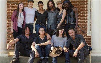 The Walking Dead, Temporada 7, actores, Norman Reedus, Andrew Lincoln, Lauren Cohan