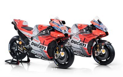 Ducati Desmosedici GP, 2018, 250hp, ducati motogp 2018 bisiklet, motogp, 4k, yarış motosiklet