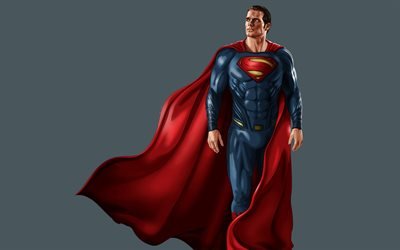 Superman, 3d arte, supereroi DC Comics