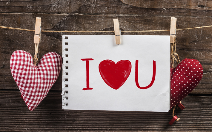 Ti amo, il riconoscimento, l&#39;amore, concetto, cuore, Giorno di san Valentino