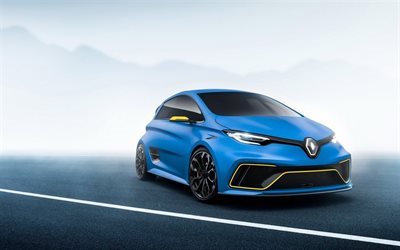 Renault Zoe e-Sport, 2017 bilar, halvkombi, elbilar, Renault