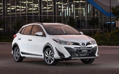 Toyota Yaris Croix, 4k, 2018 voitures, les multisegments compacts, la nouvelle Yaris Croix, Toyota