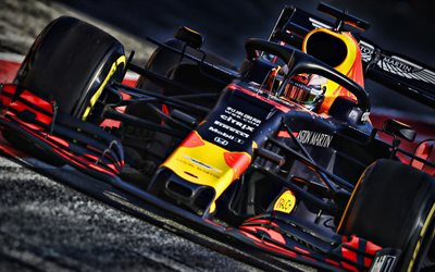 Max Verstappen, Red Bull RB15, raceway, 2019 F1 cars, Formula 1, Aston Martin Red Bull Racing, F1 2019, new RB15, F1, Red Bull Racing 2019, F1 cars, Red Bull Racing-Honda