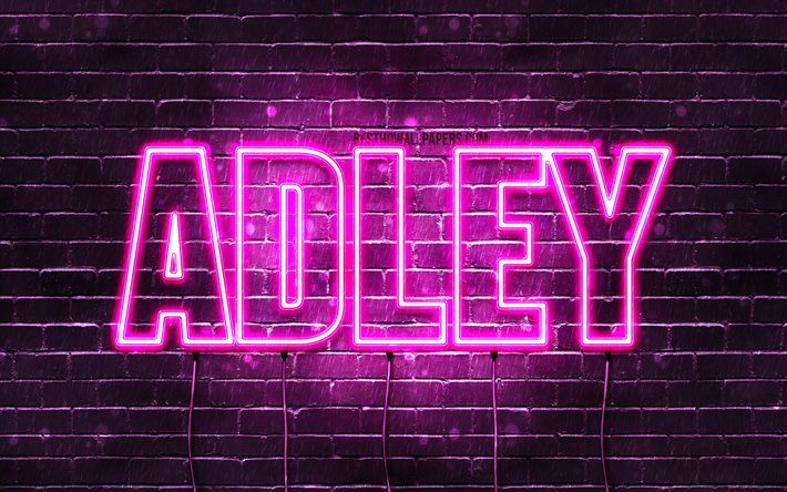 Download wallpapers Adley, 4k, wallpapers with names, female names