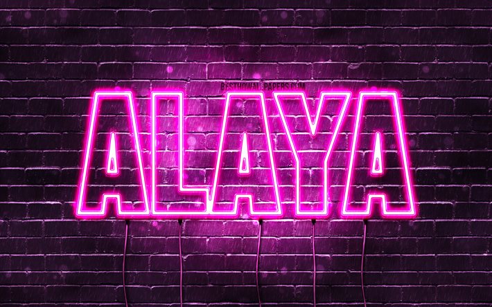 Download Wallpapers Alaya 4k Wallpapers With Names Female Names