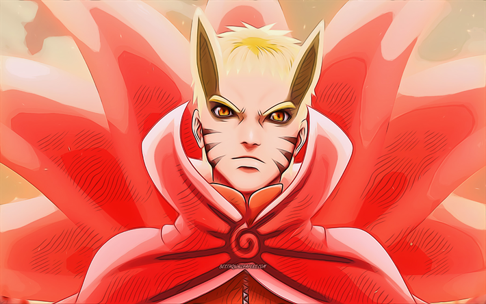 Baryon Mode Live Wallpaper  color by YukkiMacArt  animated by me  r Naruto