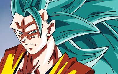 Super Saiyan 3, manga, art, SSJ3 Goku, Dragon Ball Super, DBS, Goku