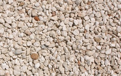 gravier blanc de la texture, la lumi&#232;re de la pierre de fond, de galets texture, mat&#233;riaux naturels, pierres