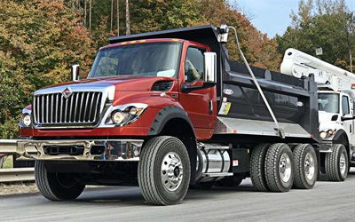 International HV, 2019, severe-duty truck, front view, exterior, new trucks, HV Series, International Trucks