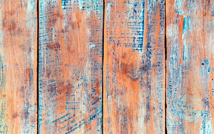 trama di legno arancione, vecchie plance di legno, trama di assi, trama di assi marroni, assi verticali